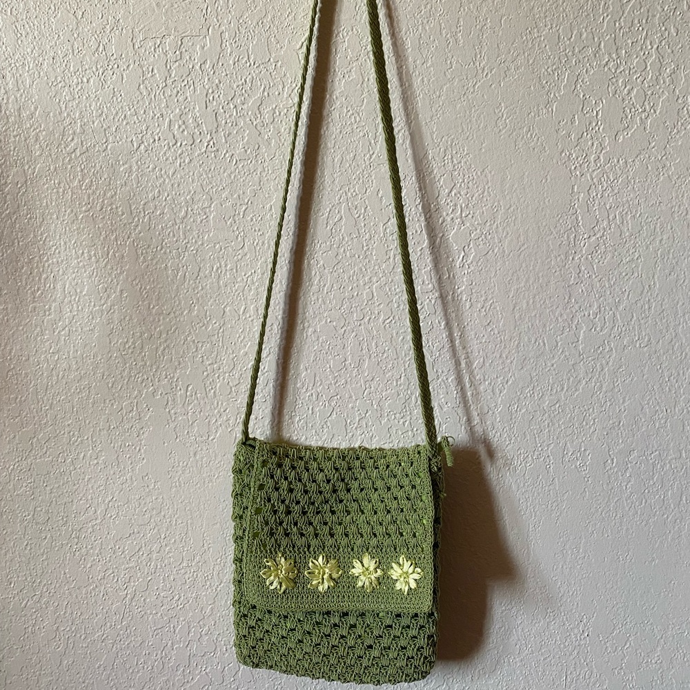 Knitted satchel